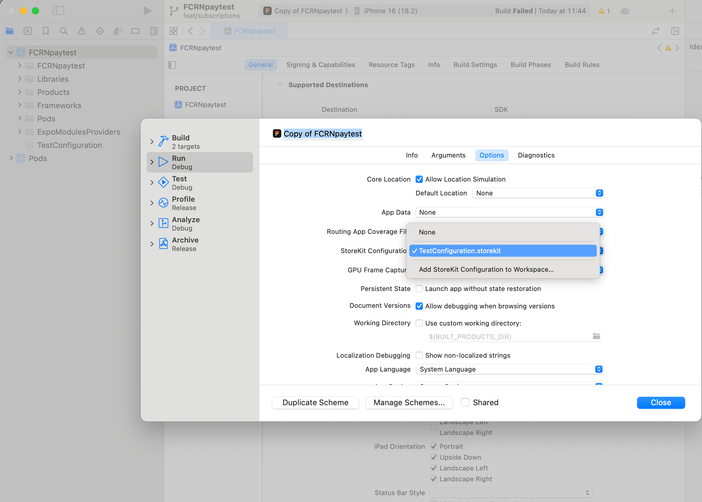 New StoreKit configuration